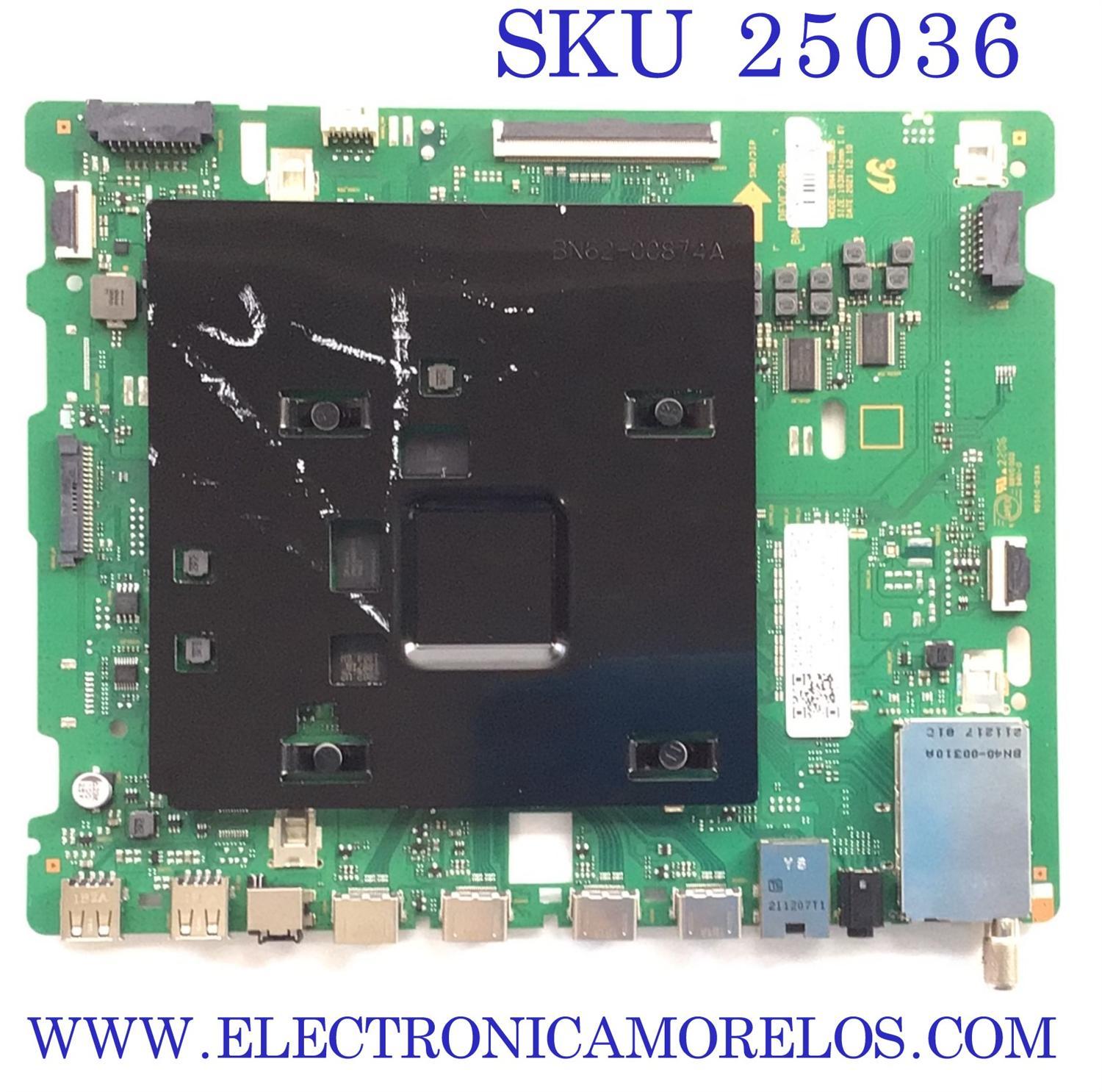 MAIN PARA TV SAMSUNG QLED SMART TV / NUMERO DE PARTE BN94-17601L / BN41-02855D / BN9417601D / BN97-19684S / PANEL'S CY-TA085FLAVIH / CY-TA085FLAV3H / DISPLAY T850QVN03.F / MODELOS QN85QN90 / QN85QN90AAFXZA AB03 / QN85QN90AAFXZA AC05